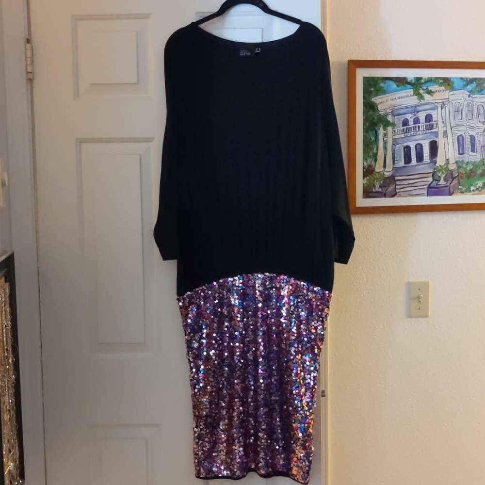 Asos Curve Sequin Party Dress 16